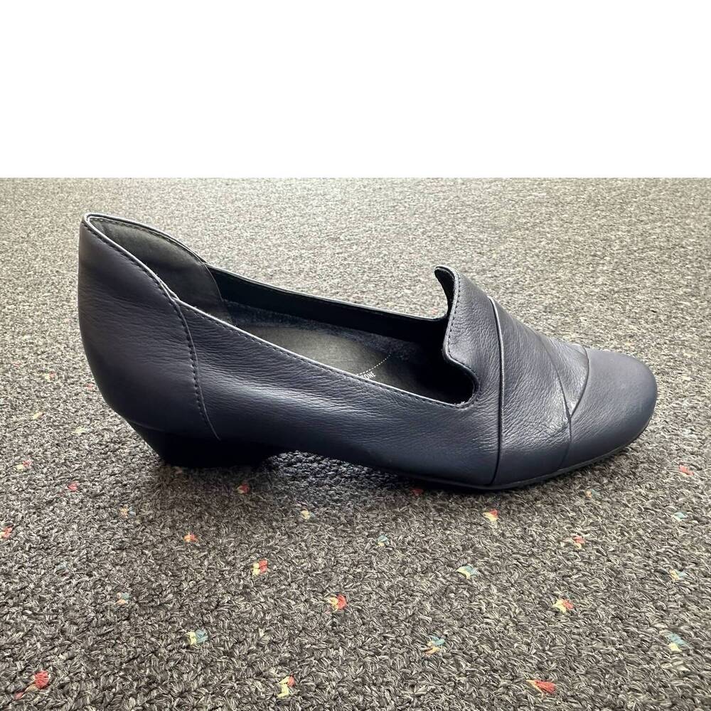 NEW ZIERA women's celyn loafer in navy leather